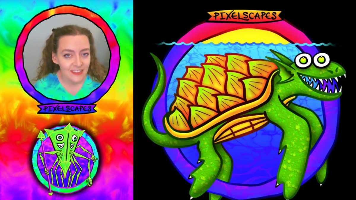 Dragon Turtle Token Art | Jen's Pixelscapes